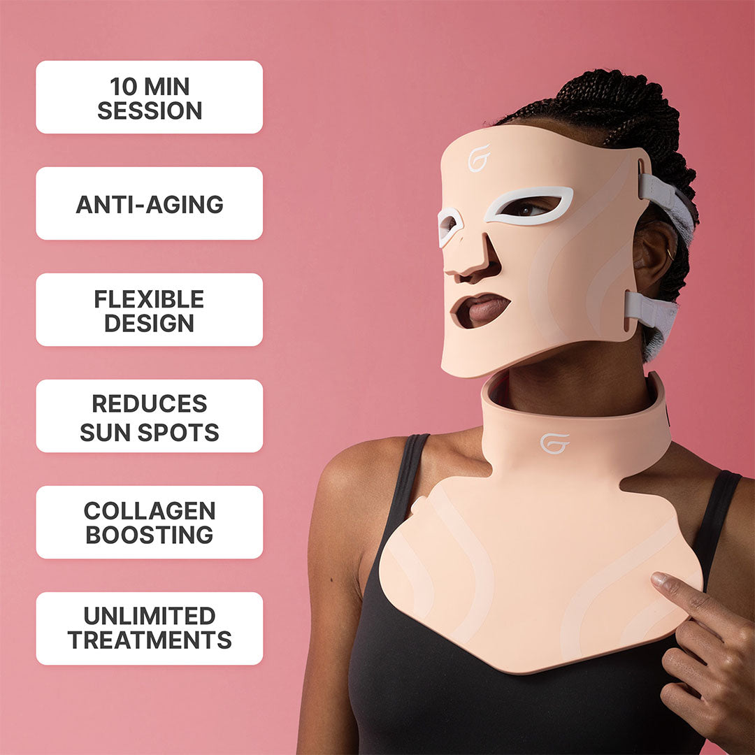 GlowUp™ LED Light Therapy Neck & Chest Mask