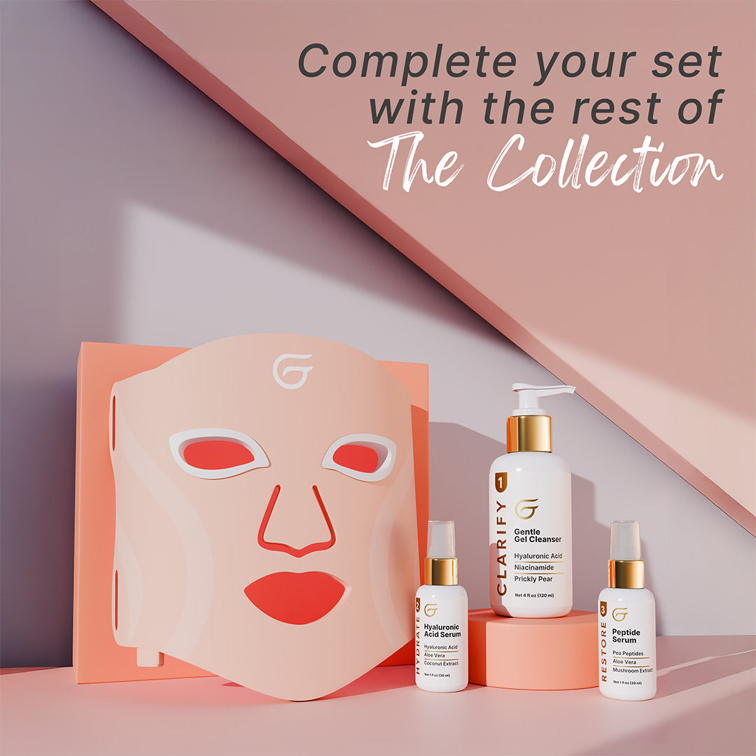 Hollywood GlowUp™ LED Light Therapy Face Mask (Deluxe Bundle)