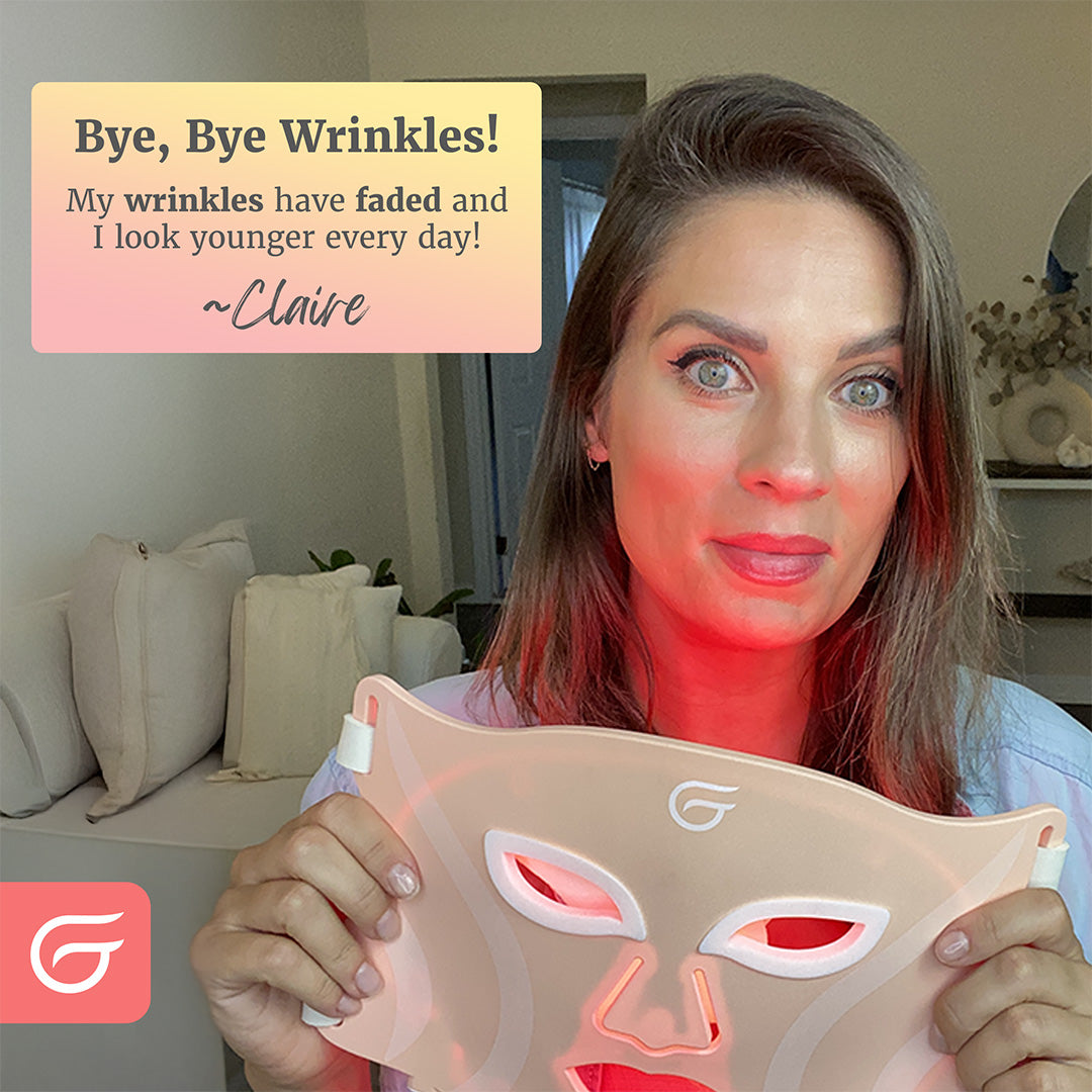 Hollywood GlowUp™ LED Light Therapy Face Mask (Starter Bundle)